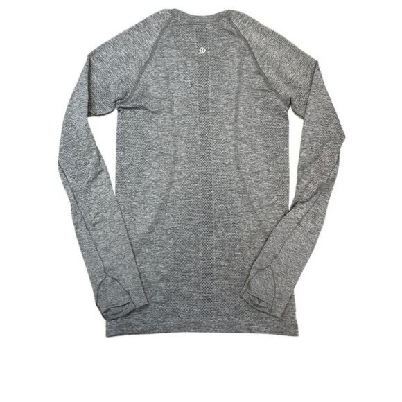Lululemon Swiftly Tech Long Sleeve 2.0 GRAY Size 4 - Picture 1 of 5